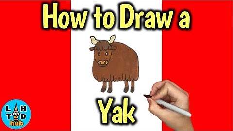 How to Draw a Yak (Ox) Easy