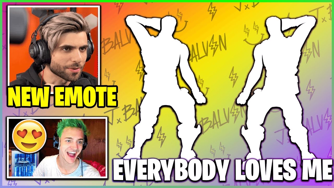 Streamers React To Everybody Loves Me Emote In Fortnite Item Shop