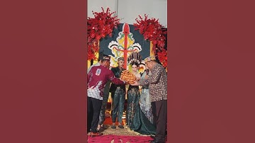 Pemenuhan Jalan Hadat Adat Dayak Prov. Kalimantan Tengah #nikah #adat #dayak #fypシ #shorts