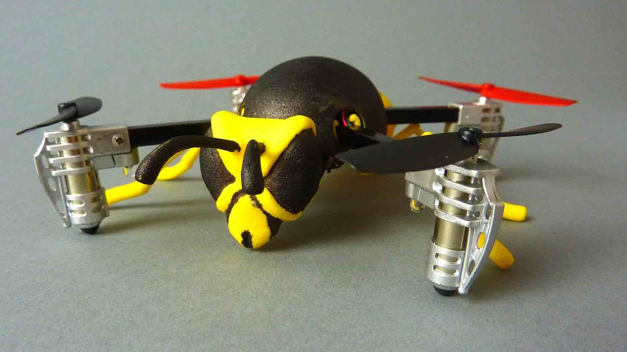 3D printed wasp cover for microdrone 2.0 and 3.0 - YouTube