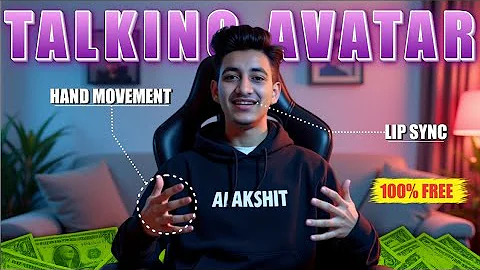 Create Your OWN FREE Talking AI Avatar with REALISTIC Hand Movements
