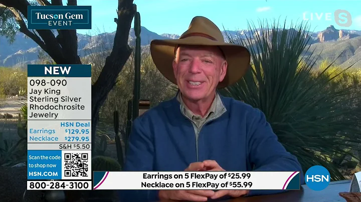 Jay King Gallery Collection Sterling Silver Rhodochrosit...