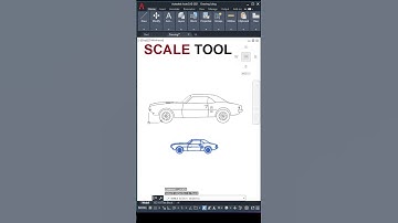 AutoCAD Tutorial 30 How to use Scale tool
