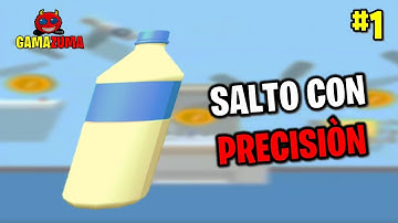 🥂BOTTLE JUMP 3D level 1 to 14 🥂SALTO with PRECISION GAMAZUMA