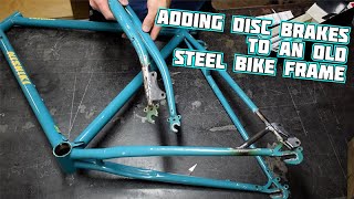 Adding Disc Brake Tabs to an old Steel MTB Frame - Fiets of Strength - Ep. 1
