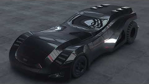 BATMOBILE || 3D Texturing and Rendering in Blender || Timelapse || Mr.P