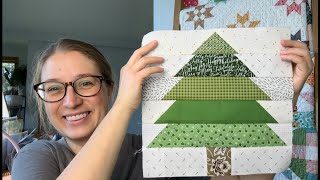 Famous Evergreen Quilt Block tutorial, Stitch and flip corners, tree quilt block tutorial Wealth
