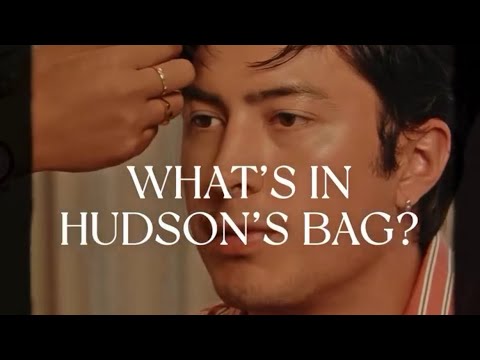 What’s in Hudson Williams’s bag?