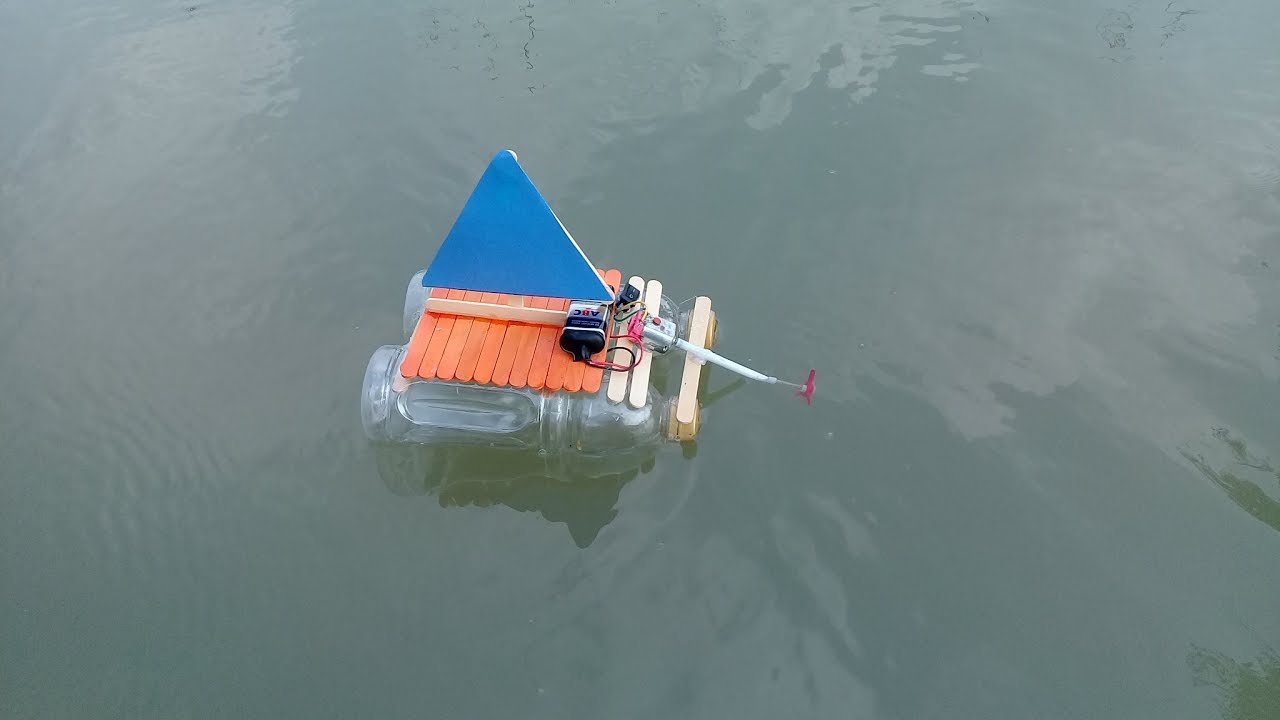  Cara  Membuat  Perahu  Mainan Dari  Botol  Plastik Bekas  