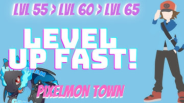 Pixelmon Town - How to LEVEL UP YOUR TRAINER FAST! Pocket Pixel DOUBLE DROPS event! Fast Exp !