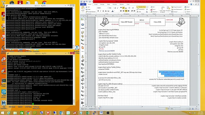 Cisco ASA and Cisco Router IKEV2 Tunnel Setup