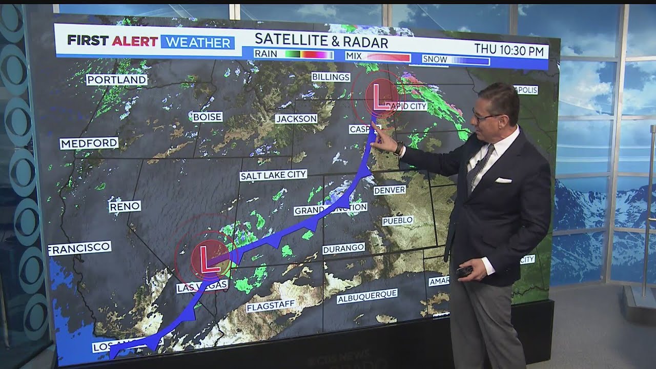 Weak Friday front brings in slight cool down and a few late day showers ...