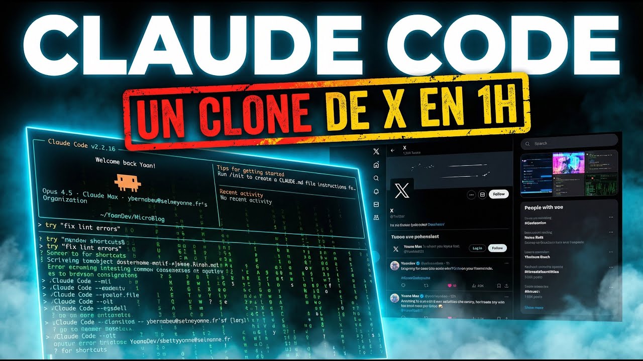 Vibe Coder un clone de X/Twitter avec Claude Code (Guide complet)