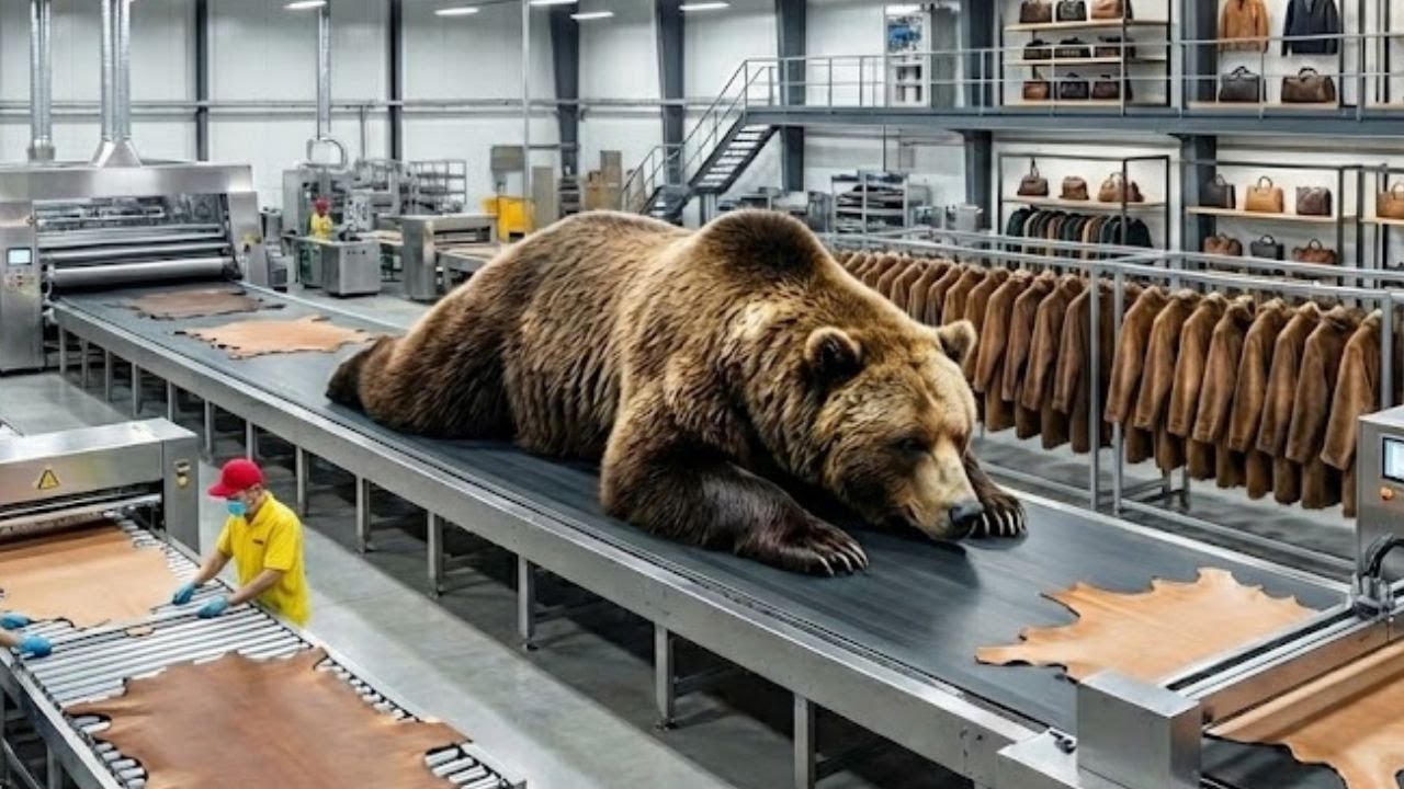 Inside the Bear Leather Factory: How Bear Leather Becomes a $10,000 Luxury Item (Full Process)