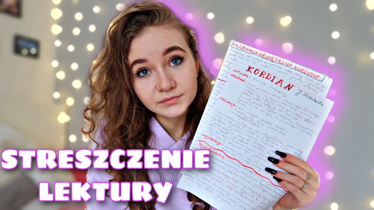"KORDIAN" JULIUSZ SŁOWACKI STRESZCZENIE I OPRACOWANIE LEKTURY - YouTube