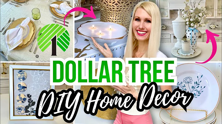 *DOLLAR TREE* HOME DECOR DIYS! HIGH END DECOR PROJECTS & IDEAS For LESS!