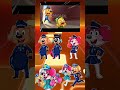 SHERIFF LABRADOR EXE vs DOBIE EXE vs SHERIFF PAPILLON EXE x Coffin Dance | #4710 Tiles Hop #shorts