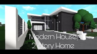 Bloxburg 40k Modern Family House - 40k modern house roblox bloxburg