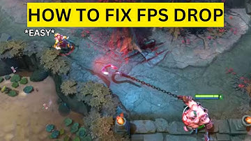 How To Fix FPS Drop in Dota 2(EASY)