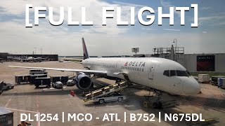[FULL FLIGHT] Orlando to Atlanta on Rare Winglet-less Delta 757