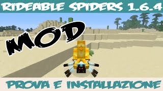 Minecraft Mods RIDEABLE SPIDERS 1.6.4 + Installazione by RapaGames screenshot 3