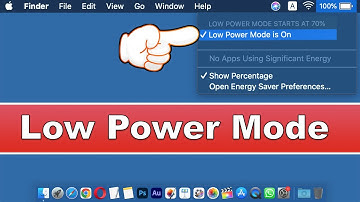 How to Enable low power mode in Menu Bar on macOS | How to turn on Low Power Mode on (Any) MacBook