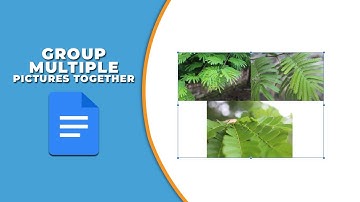 How to group multiple pictures together in Google Docs