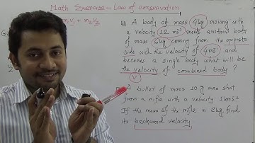 Motion Mathematical  Exercise 2 | Law of Conservation | SSC Physics | English Version