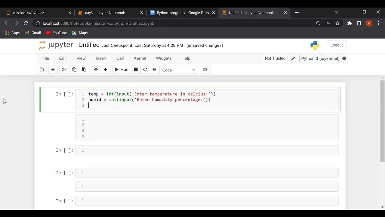 Python Tutorials | Determine Weather type - YouTube