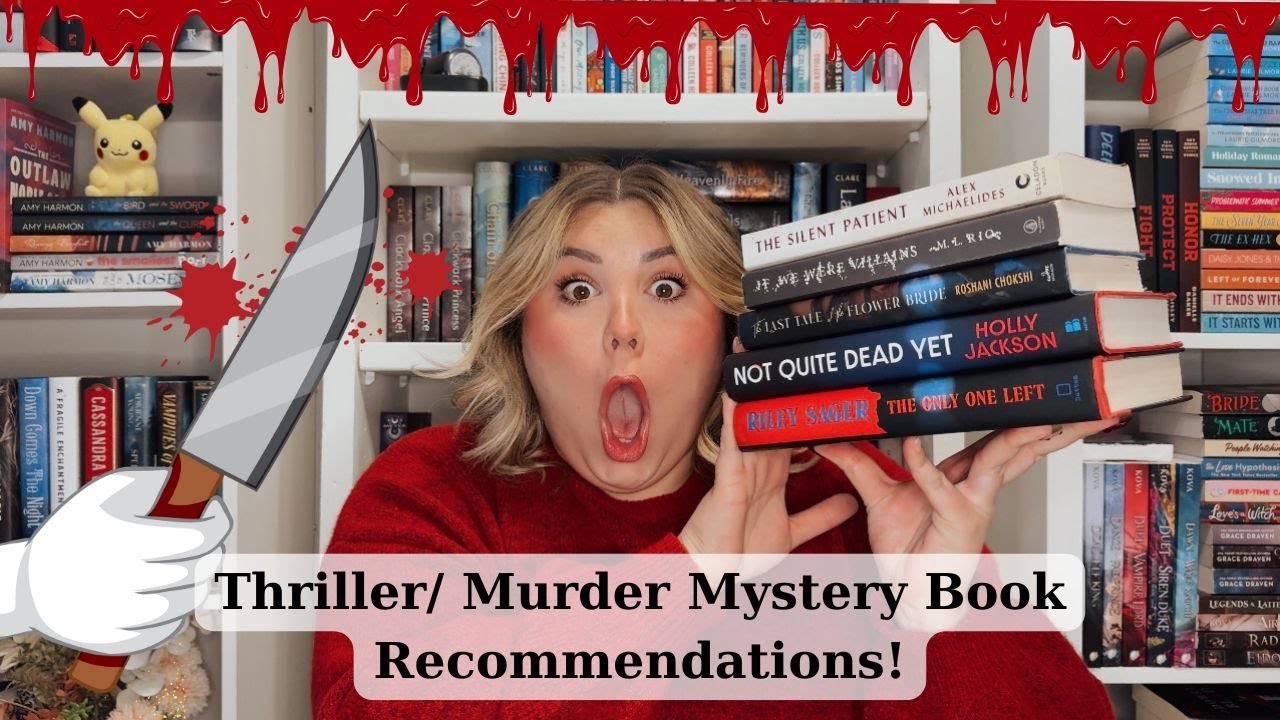 Thriller/ Murder Mystery Book Recommendations! - YouTube