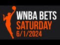 WNBA Picks Today 6/1/24 | WNBA Picks and Predictions Today 6/1/24