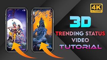 3D Trending Behind Object Status Video Tutorial Bangla |Alight motion 4k Full Screen Moving Editing