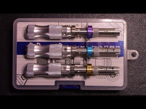 (069) HUK 7 Pin Tubular Lock Picks/Review/How to Use/Cobra Lock Picked & Upgraded