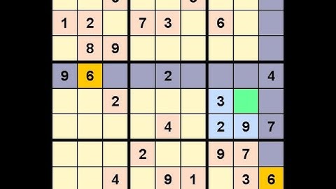 How to Solve Washington Times Sudoku Difficult November 9, 2021