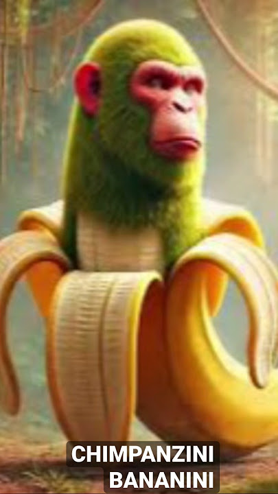 🦧🍌CHIMPANZINI BANANINI☠️ #italianbrainrot #memes #CHIMPANZINIBANANINI #BANANINI #tungtungtungsahur