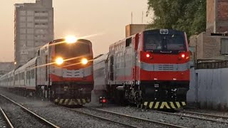 قطارات سكك حديد مصر 2024 اشباح نص الليل المخيفه Upper Egypt trains movie