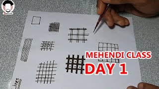 ಮೆಹಂದಿ ಕಲಿಯುವುದು ಹೇಗೆ ? Day 1| How To Learn Mehandi For Beginners In Kannada