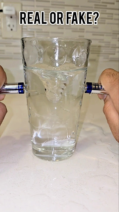 WATER TORNADO WITH BATTERIES | REAL OR FAKE? ##diyprojects #science #experiment