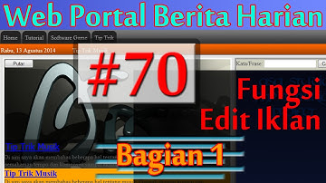 Membuat Web Portal Berita Harian, 70, Admin, Fungsi Edit Iklan Bagian 1
