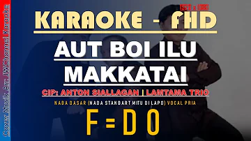 KARAOKE AUT BOI ILU MANGHATAI | LAGU BATAK LAWAS | TRIO LAMTAMA | F/DO