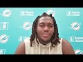 Patrick Paul meets with the media | Miami Dolphins