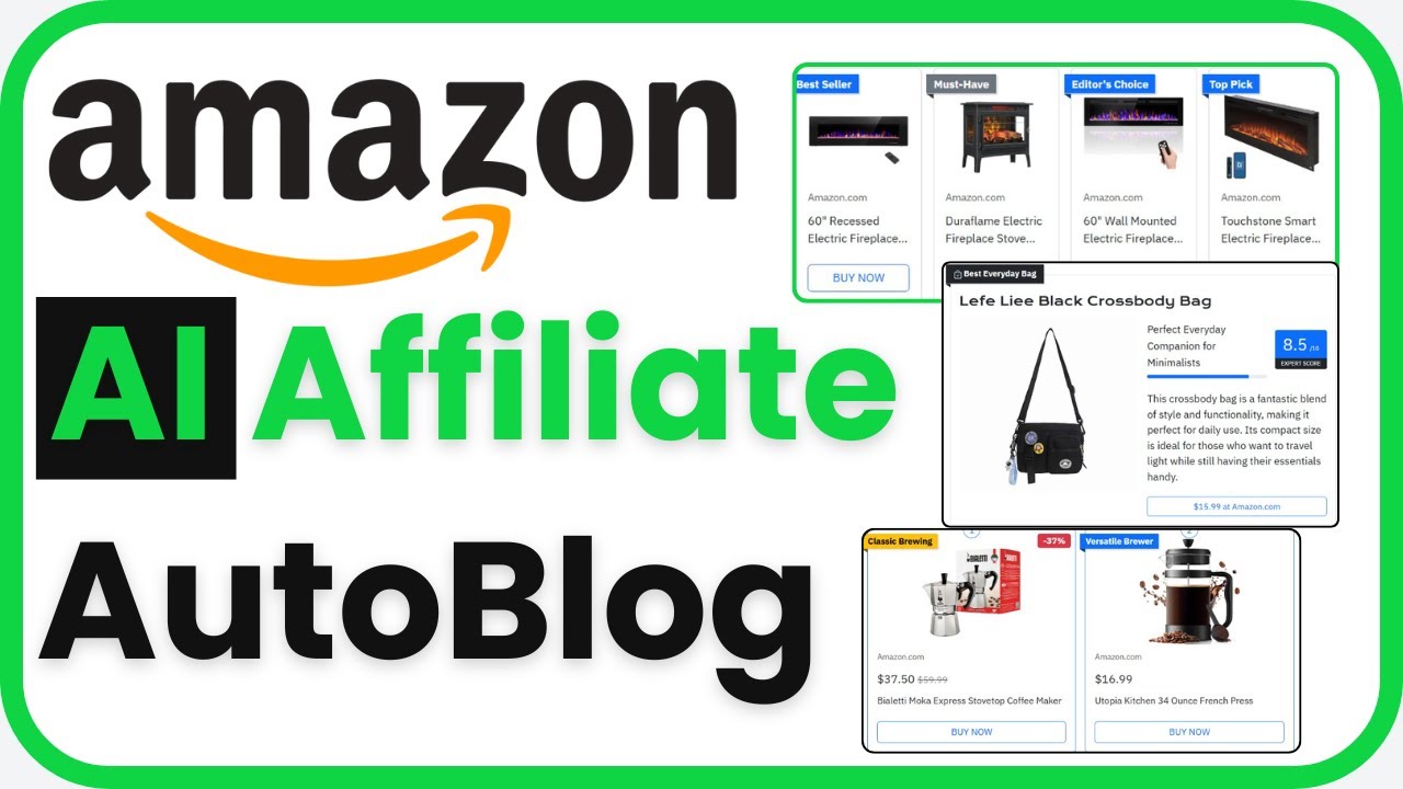 🚀 How to Create 100 Amazon Affiliate Blogs in ONE CLICK Using AI (Fully ...