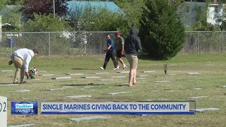 Single Marines spend week giving back to Onslow Co. community