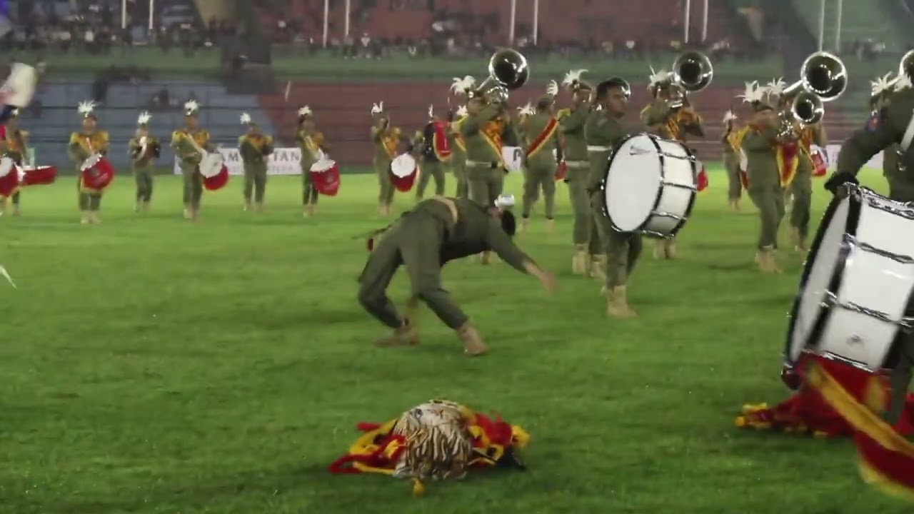 Drum Corps Gita Abdi Praja Wibawa memeriahkan Piala Edy Rahmayadi Cup Gubernur Sumatera Utara 2023