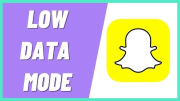 How To Make Snapchat Use Less Data (Low Data Mode) (2022)