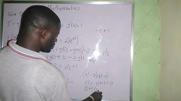 Solving ODE using Laplace transform method