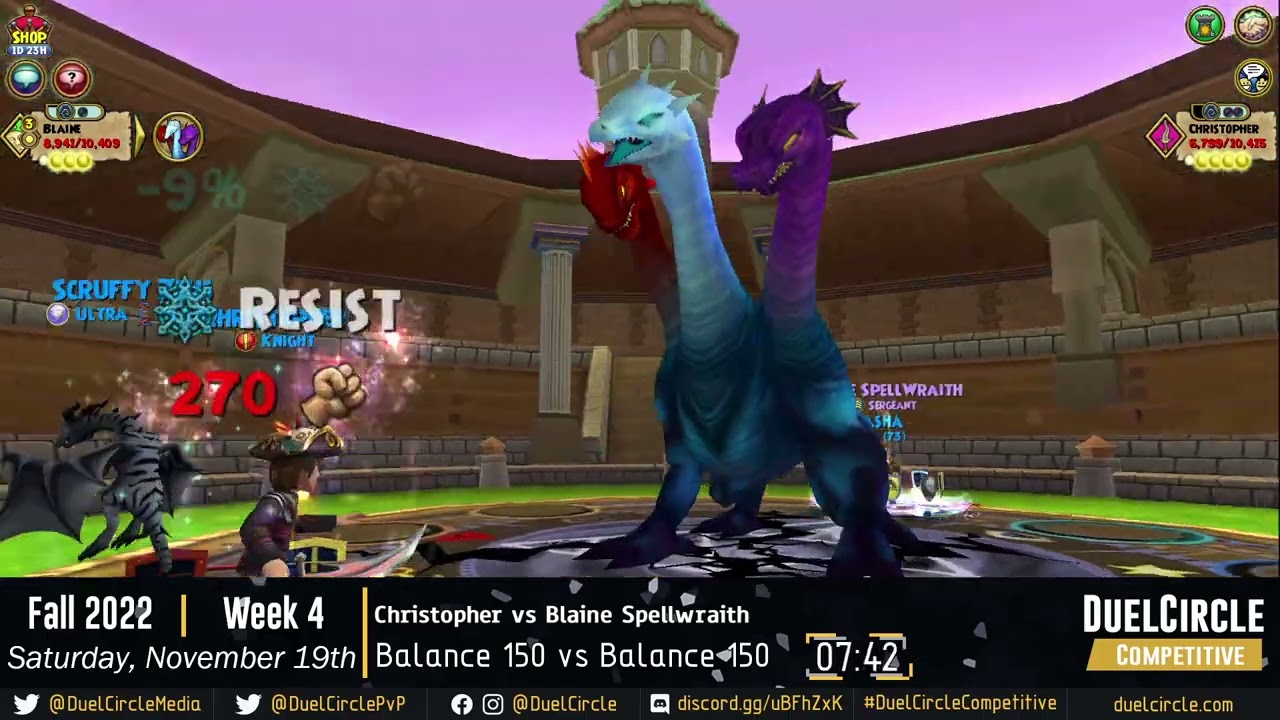 [Fall Split '22 | Week 4, Saturday] - Christopher vs Blaine Spellwraith