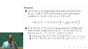 Cauchy Problem with variable coefficients: Feynman-Kac formula: Part 1