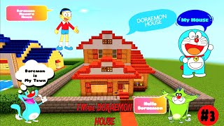 I Made DORAEMON HOUSE 🏠 | #3 | Oggy and the cockroaches |