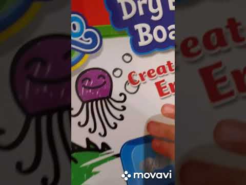 Дошка маркерна в пластиковій рамці Colorino Пиши-прай з маркерами та губкою (65795PTR) (5907690865795)